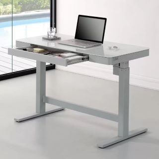 ARTIKA POWER ADJUSTABLE HEIGHT DESK WHITE, WITH REMOTE RRP £300