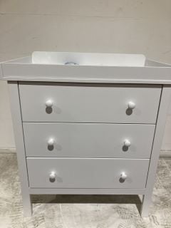 JOHN LEWIS ELEMENTARY DRESSER 3 DRAWER WHITE RRP £189 (003342673)