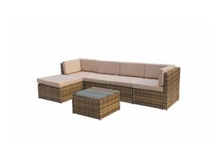 SIGNATURE STELLA CORNER SOFA IN NATURE/BROWN WEAVE (SKU:STEL0334) RRP £939