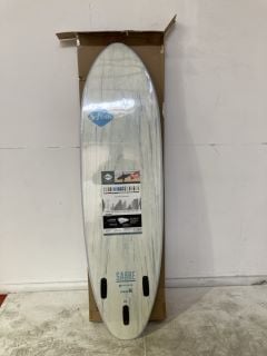 SOFTECH SABRE ICE BLUE 6FT SOFT SURFBOARD RRP £200