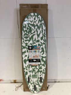 SOFTECH BOMBER GREEN/WHITE 5'10FT RRP £320