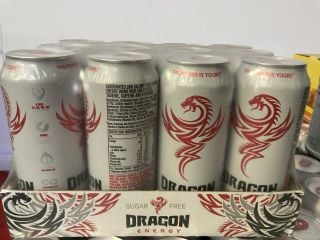 A PALLET TO INCLUDE DRAGON ENERGY BEST BEFORE JULY 2024