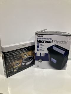 ROYAL MICROCUT SHREDDER & MY HOME SOLOR LED MULTISURFACE LIGHTS