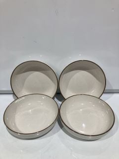 OVER & BACK 16 PEICE DINNERWARE SET