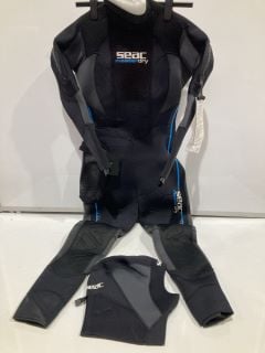 SEAC MASTER DRY SUIT LADY 7MM MEDIUM BLACK RRP £388