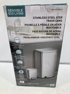 SENSIBLE ECO LIVING STANINLESS STEP BIN