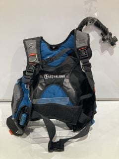 AQUALUNG PRO HD MENS BCD MEDIUM BLACK/BLUE PETROL RRP £422