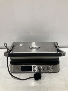 DE'LONGHI MULTIGRILL WITH GRILL & GRIDDLE PLATES IN SILVER RRP £170