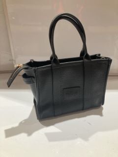 MARC JACOBS THE TOTE BAG BLACK LEATHER RRP £369