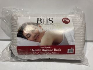 ADAM HOME PILLOWS AND BHS 2 PACK HOLLOWFIBRE PILLOWS