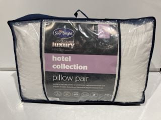 SILENTNIGHT LUXURY COLLECTION PILLOW PAIR AND DOUBLE DUVET 200X200CM 9.0 TOG