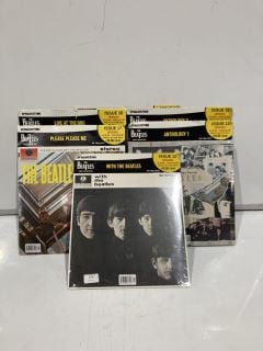 QTY OF ASSORTED VINYLS TO INCLUDE THE BEATLES VINYL COLLECTION WITH THE BEATLES