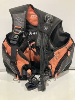 AQUALUNG PRO HD BCD WOMENS MEDIUM BLACK/CORAL RRP £422