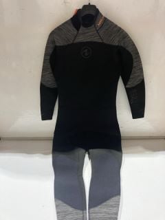 AQUALUNG AQUAFLEX 5MM MENS WETSUIT BLACK/CHINE GRAY M