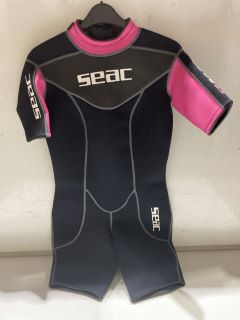 SEAC WETSUIT SENSE SHORTY WOMENS2.5MM BLACK/PINK