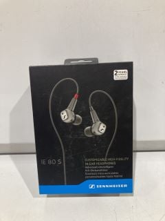 1X SENNHEISER IE 80 S HIGH CANAL EARPHONES