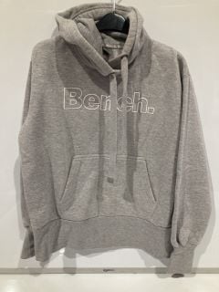 QTY OF ITEMS INCLUDING BENCH HOODIE GRAY