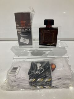 QTY OF ITEMS INCLUDING EMPORIO ARMANI DIAMONDS FOR MEN