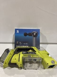 QTY OF ITEMS RYOBI 18V SWIFT CLEAN SPOT CLEANER