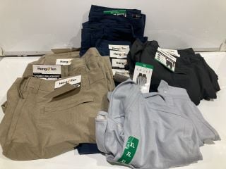 BOX OF CLOTHES INCLUDING HANGTEN HYBRID WALKSHORT SIZE 40