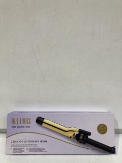 QTY OF ITEMS TO INCLUDE HOT TOOLS PRO SIGNATURE 32MM GOLD CURLING IRON TOTAL RRP £120