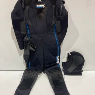 SEAC MUTA SEM MASTER DRY LADY 7MM BLACK SIZE L RRP £319