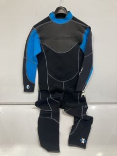 SEAC SUB SENCE 3MM MENS WETSUIT BLACK /AQUA  SMALL RRP £112