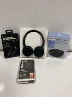 QTY OF ITEMS TO INCLUDE SKULLCANDY FEATHERLIGHT EARBUDS