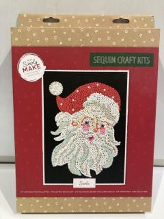 1 X BOX OF SEQUIN CRAFT KITS