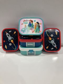 1 X BOX OF MEPEL LUNCH BOXES