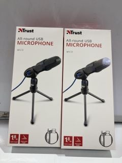 5 X TRUST ALL ROUND USB MICROPHONE