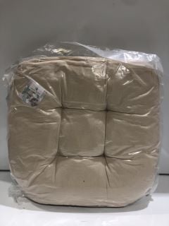 3 X PATIO SEAT CUSHION 2PK CREAM