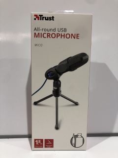 5 X TRUST ALL ROUND USB MICROPHONE TOTAL RRP £80