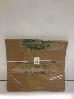 1 X BOX OF BROWN PAPER SACKS 125 LITERS