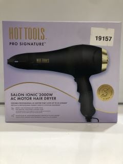 QTY OF ITEMS TO INCLUDE HOT TOOLS SALON IONIC AC MOTOR HAIR DRYER