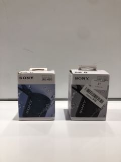 2 X SONY WIRELESS SPEAKER SRS-XB13 TOTAL RRP £70