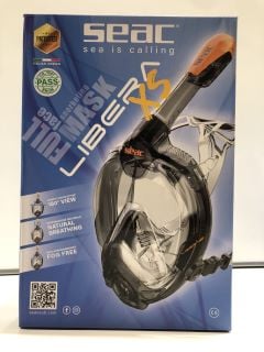 3 X SEAC FULL FACE SNORKELING MASK LIBRA XS TOTAL RRP £120