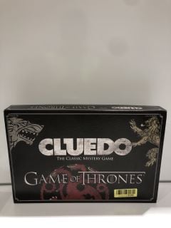 4 X CLUEDO GAME OF THRONES TOTAL RRP £90