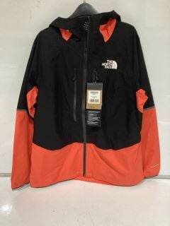 THE NORTH FACE FUTURE LIGHT LARGE W BALMENHORN FL SHELL ORANGE AND BLACK WOMENS JACKET