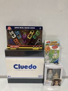 A BOX TO INCLUDE CLUEDO PREMIUM COLLECTION