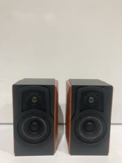 2 X PAIR OF BOOKSHELF SPEAKERS