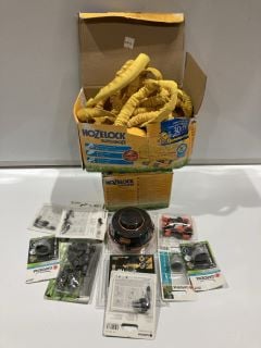 1 X BOX OF ITEMS TO INCLUDE HOZELOCK SUPERHOZE 30M WITH UNIVERSAL P35