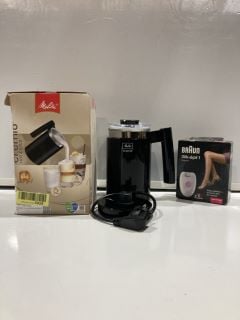 1 X BOX TO INCLUDE MELITTA CREMIO HOT & COLD