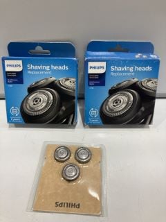 BOX OF PHILLIPS  SHAVING HEADS REPLACEMENT TOTAL RRP £160