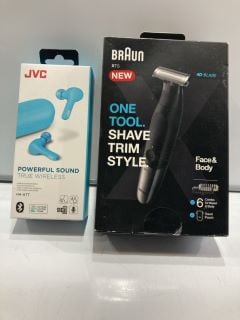 QTY OF ITEMS TO INCLUDE BRAUN XT5 ONE TOOL SHAVE TRIM STYLE TOTAL RRP £140