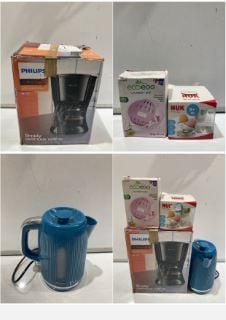 QTY OF ITEMS TO INCLUDE PHILLIPS COFFEE MAKER WITH AROMA TWISTER TOTAL RRP £110