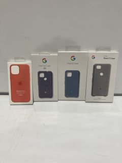 BOX OF TECH ITEMS INCLUDING PIXEL 3A CASE