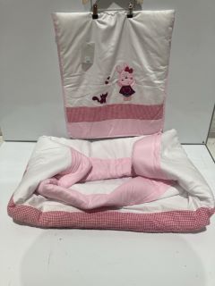 1 X PINK KIDS PLAY BED