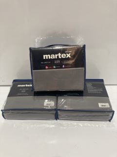 BOX OF MARTEX FULL SHEET SET GREY