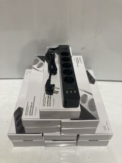 BOX OF 5 WAY POWERSTRIP